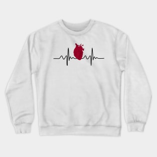 Heart beat Crewneck Sweatshirt